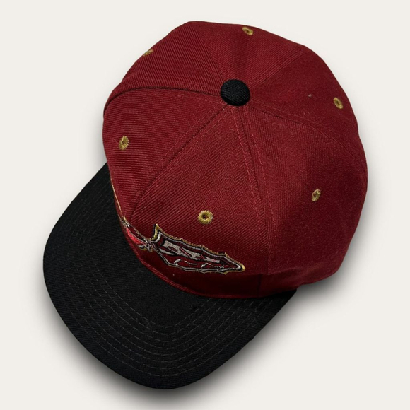 Vintage Zephyr Florida State Seminoles Snapback Hat Wool Blend Embroidered Rare - Picture 3 of 8